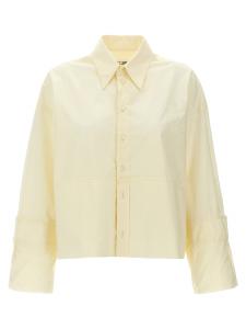 Рубашка с принтом-логотипом MM6 Maison Margiela, белый