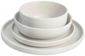 Новый столовый сервиз «Таня» в белом цвете Novel, белый