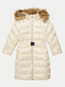 Пуховик стандартного кроя Guess, экрю