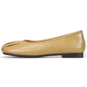 Повседневные однотонные туфли женские 1,5 см абрикосового цвета Joy&Mario, Apricot