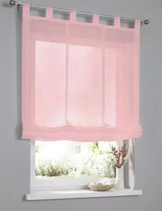 Римская штора / петлевая штора Brondby для карниза, розетка - ширина около 120 см x высота около 140 см