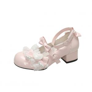 Туфли Мэри Джейн на массивном каблуке Women's Medd, розовый