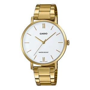 Часы CASIO Waterproof White Watch Dial White Analog, белый