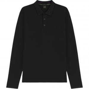 Босс длинный рукав пике поло HUGO BOSS, черный
