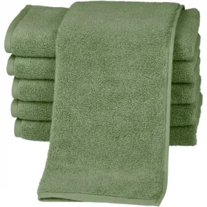 Гостевые полотенца Sensual 9000, обогащенные маслом алоэ вера Ross, Piniengrün
