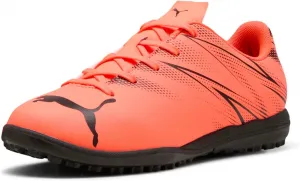 Футбольные бутсы Puma Attacanto Turf для детей и подростков, красный/черный