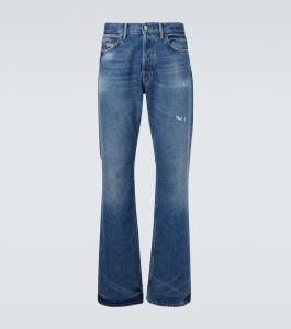 2010M джинсы с низкой посадкой прямого кроя Acne Studios, Mid Blue