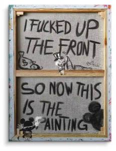 Картина на холсте ArtMind Backstage, многоцветный