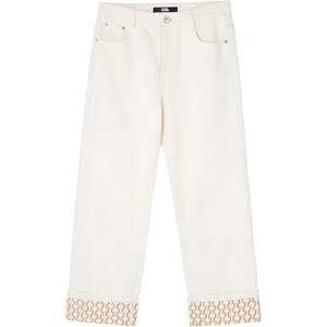 Джинсы KARL LAGERFELD FW25 женские KARL LAGERFELD / Karl Lagerfeld Jeans, белый