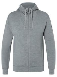 Толстовка с капюшоном Merino Hoodie M EVERYDAY в сером цвете super.natural