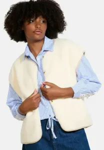 Мягкий жилет без рукавов Lolaliza, Vanilla White