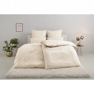 Постельное белье «Леоник» Матильда в размерах. 135х200 или 155х220 см", постельное белье из хлопка, постельное белье со скандинавским дизайном Leonique, цвет natur