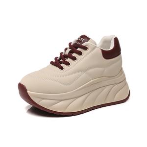 Низкие повседневные кроссовки для женщин POOQ, красный