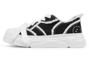 Футболка мужская SMILEY из ткани, низкие кеды на парусине, экрю