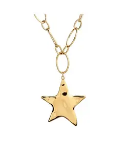 Массивное ожерелье с подвеской в виде звезды Little Sky Stone, gold