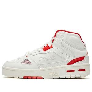Кроссовки teratach high top white/red Fila, белый