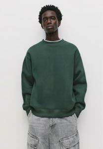 Толстовка PULL&BEAR ROUND NECK, Dark Green