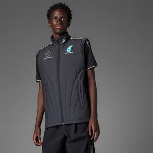 Жилет Adidas MERCEDES - AMG PETRONAS FORMULA ONE TEAM MECHANICS VEST, цвет Black/Reflective Silver