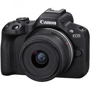 Беззеркальная камера Canon EOS R50 Mirrorless Camera with 18-45mm Lens (Black)