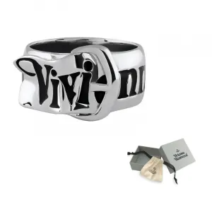 Кольцо с гравировкой на пряжке Vivienne Westwood