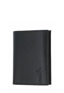 Кошелек oxmox RFID PROTECT , Freedom Cross Embossed Black/Black