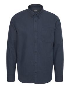 Рубашка Slim Fit на пуговицах Matinique Trostol, темно-синий