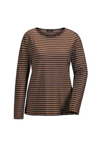 Короткий размер: полосатая рубашка с вырезом-лодочкой Goldner, мультиколор