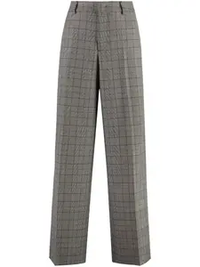 Шерстяные брюки PT Torino, серый