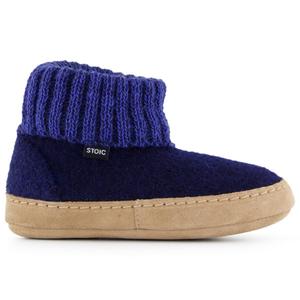 Детские шерстяные вязаные ботинки-тапочки Stoic, черный