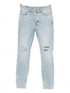 Джинсы с прорезями Ksubi, синий