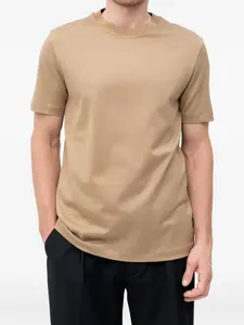 Хлопковая футболка Boss, нейтральный