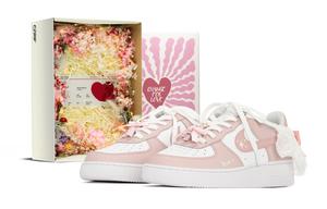 Детские кроссовки для скейтбординга Air Force 1 LE с низким верхом и противоскользящим верхом для подростков Nike, розовый/белый