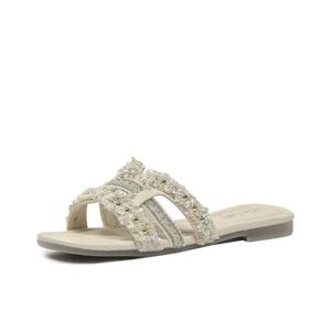 MXGM Тапочки-слайды женские белые