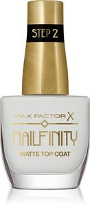 Верх для гибридного лака с матовой отделкой Max Factor Nailfinity Matte Top Coat, 101 Velvet Curtain 12 ml