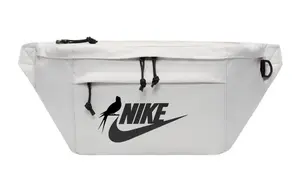 Nike Тканевая наплечная сумка через плечо поясная унисекс светло-бежевая, Light Bone