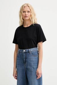 Хлопковая футболка Tylie Munthe, черный