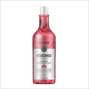 Шампунь восстанавливающий для ослабленных волос, 1000 мл Inoar Résistance lotus
