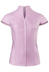 Блуза Vincenzo Boretti leicht tailliert, розовый