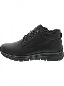 Rieker Черные ботинки на шнуровке