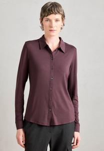 Блуза Marc O'Polo BLOUSE LONG SLEEVE COLLAR BUTTON PLACKET, Black Cherry/Bordeaux