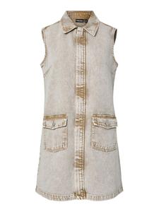 Платье-рубашка PIECES PCFay, Grey Denim