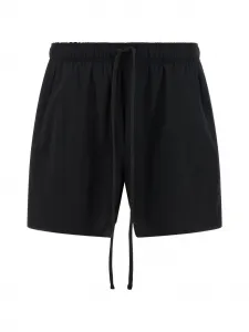 Плавки-шорты с эластичным поясом на шнурке, длина 19 дюймов Thom Krom, черный