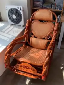 Fantasy Кресло-качалка из ротанга himengse, цвет honey