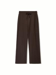 Брюки свободного кроя Bershka, коричневый
