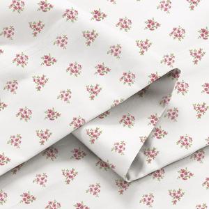 Набор простыней из фланелевой ткани Color Sense с матовой перкалью, цвет Pink Floral