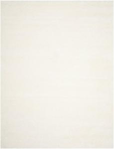 Ковер SAFAVIEH, 201 x 201 см, Santa Monica Shag Collection, White, сплошной дизайн, без линьки и простой в уходе, идеален для помещений с высокой проходимостью в гостиной, спальне (SGN725-1010)