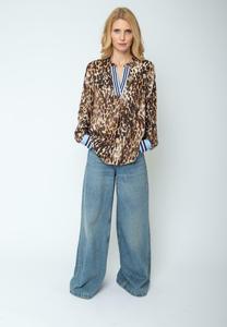 Блуза Emily van den Bergh Blouse, Leo/Brown