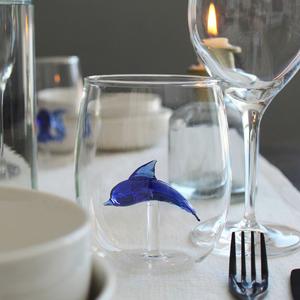 Winkee — Стакан для дайвинга ручной работы | Хрустальный стакан | Десертный стакан с дайвером | Качественные очки на все случаи жизни | Подарок на день рождения, свадьбу, юбилей | Высокое качество, прозрачный