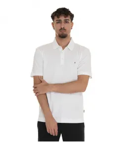 Футболка-Поло с логотипом и вентиляцией. Hugo, белый