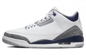 Кроссовки Jordan Air Jordan 3 Vintage Basketball, белый/серый